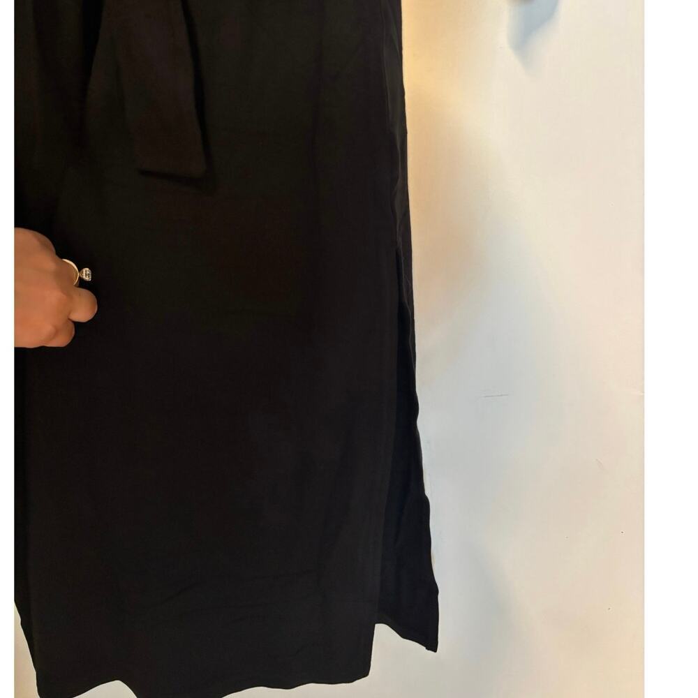 NWT BB Dakota Steve Madden Maternity Long Sleeve Black Tie Dress Size XS - Picture 6 of 6